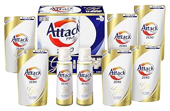 Amazon | 【洗剤ギフト】 アタックZERO 400g*1本 つめかえ360g*6